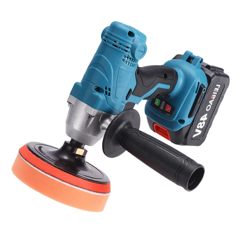 48V Cordless Polisher Brushless Car Polisher Double Action Buffer 5mm Orbit New Trend Cordless Waxer
48V Cordless Polisher Brushless Car Polisher Double Action Buffer 5mm Orbit New Trend Cordless Waxer