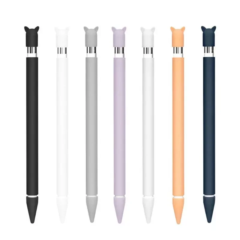 Cute Cat Ear Anti-scroll Silicone Protective Pouch Cap Holder Nib Cover Protective case Skin For Apple Pencil for iPad Pencil 1s
Cute Cat Ear Anti-scroll Silicone Protective Pouch Cap Holder Nib Cover Protective case Skin For Apple Pencil for iPad Pencil 1s