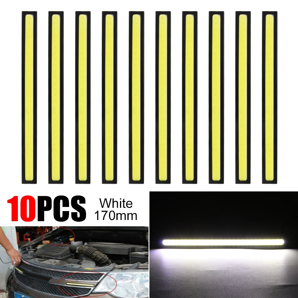 10-Pack 17CM COB LED Daytime Running Light DC12V Car Universal Super Bright Fog Light for Auto Accessories
10-Pack 17CM COB LED Daytime Running Light DC12V Car Universal Super Bright Fog Light for Auto Accessories
