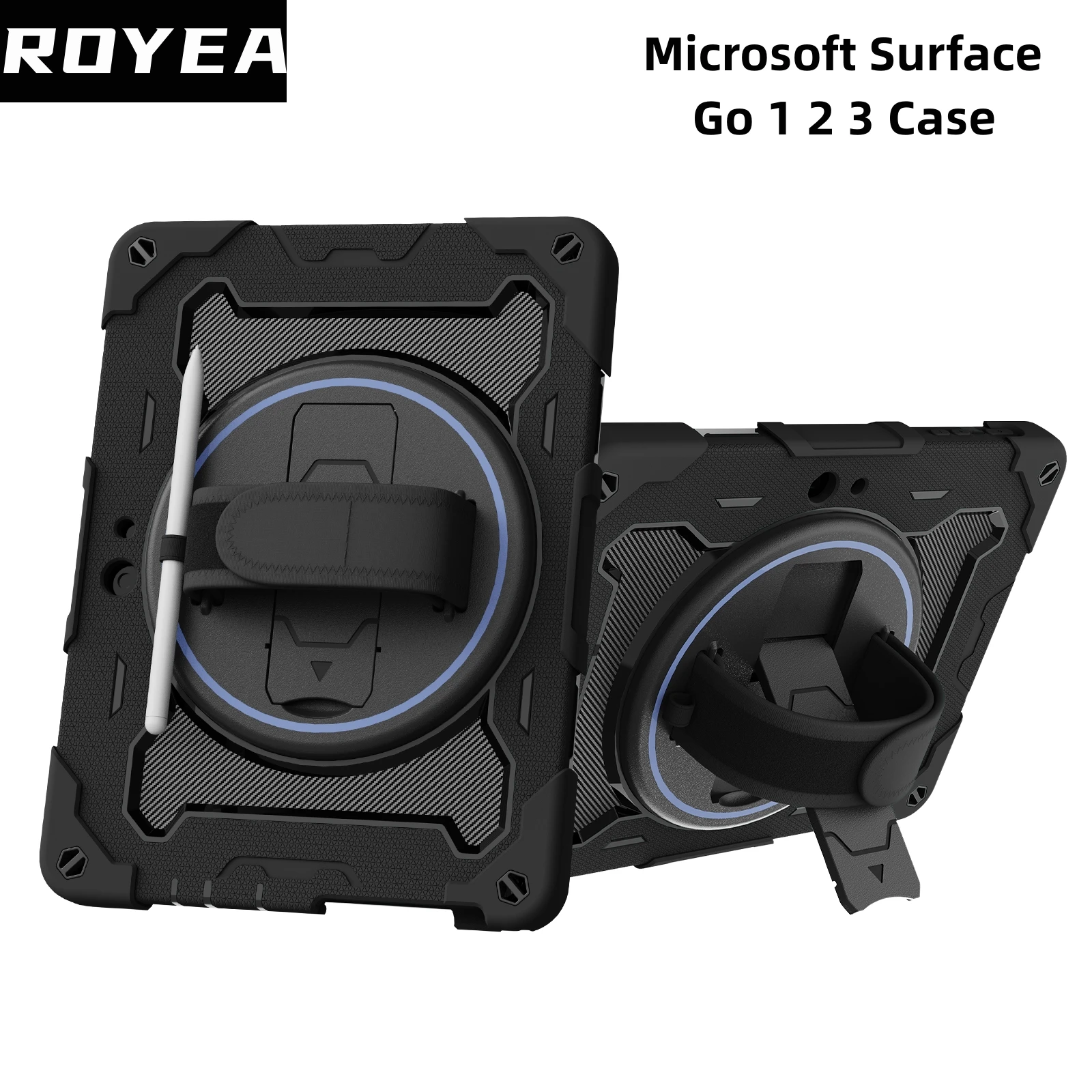 Tablet Case For Microsoft Surface Go 2 10.5 Inch Rotating Stand Cover for Surface Go1 Go3 Hand Strap
Tablet Case For Microsoft Surface Go 2 10.5 Inch Rotating Stand Cover for Surface Go1 Go3 Hand Strap
