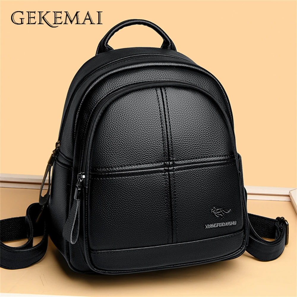 New Small High Quality Leather Ladies Backpack Solid Color New Ladies Travel Bags Fashion Luxury Designer Women Bag Bolso Mujer
New Small High Quality Leather Ladies Backpack Solid Color New Ladies Travel Bags Fashion Luxury Designer Women Bag Bolso Mujer