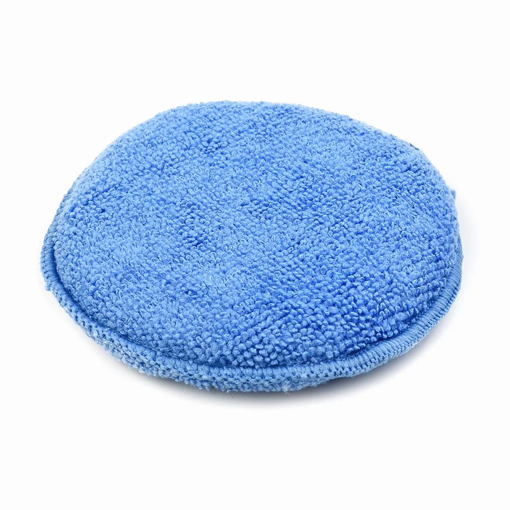 

24PCS 5inch Car Applicator Cleaning Polish Pad Foam Sponge Microfiber Waxing Wax Towel Sponge Brush Car Paint Care Cleaning