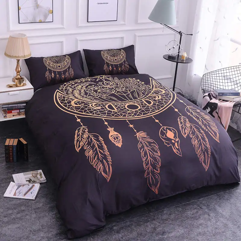 Dream Catcher 3D Bedding Set King Queen Size Duvet Cover Pillowcase Bohemian Feathers Bedclothes
Dream Catcher 3D Bedding Set King Queen Size Duvet Cover Pillowcase Bohemian Feathers Bedclothes