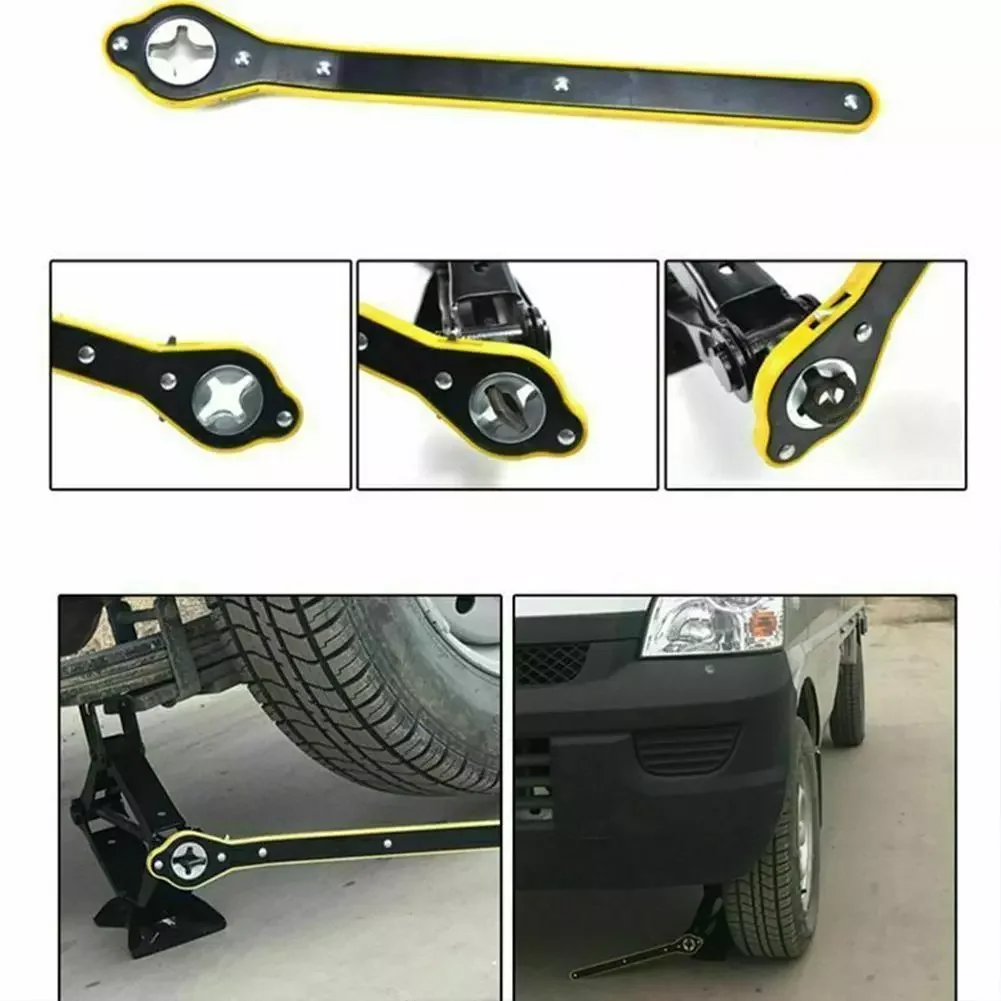 Labor-saving Jack Ratchet Wrench Scissor Jack Garage Tire Wheel Lug Wrench Handle Labor-saving Wrench Car Repair Tool
Labor-saving Jack Ratchet Wrench Scissor Jack Garage Tire Wheel Lug Wrench Handle Labor-saving Wrench Car Repair Tool