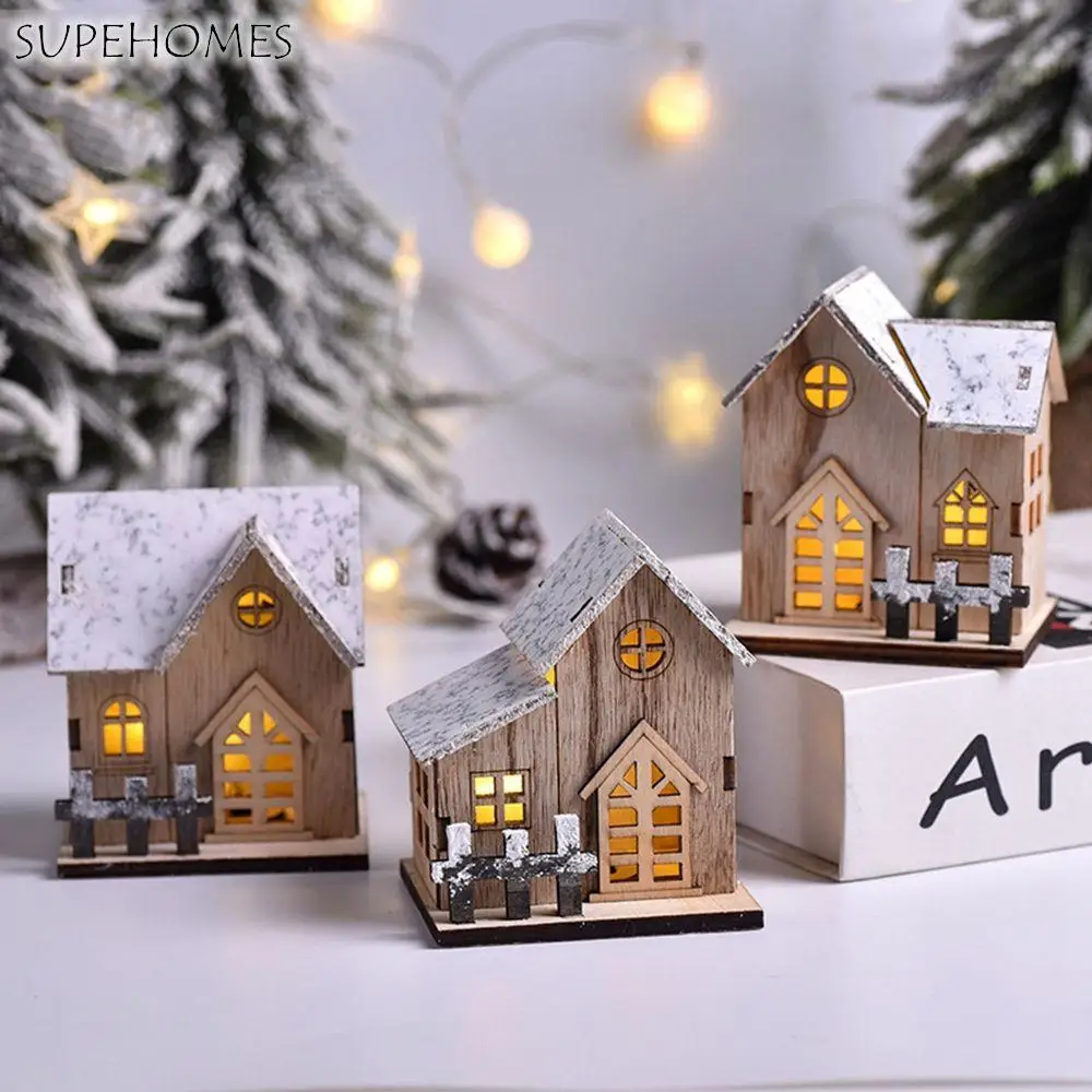 Christmas LED Lights Log Cabin Glow Hut Christmas Decoration Home Christmas Tree Ornaments Night Lights Children's New Year Gift
Christmas LED Lights Log Cabin Glow Hut Christmas Decoration Home Christmas Tree Ornaments Night Lights Children's New Year Gift