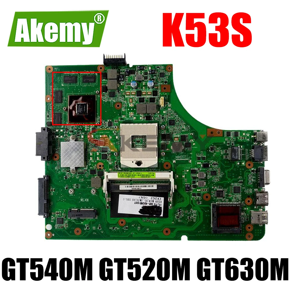 Материнская плата K53SV для ноутбука ASUS K53SV K53SJ K53SM K53SC K53S X53S A53S K53SD, материнская плата GT540M GT520M GT630M
Материнская плата K53SV для ноутбука ASUS K53SV K53SJ K53SM K53SC K53S X53S A53S K53SD, материнская плата GT540M GT520M GT630M