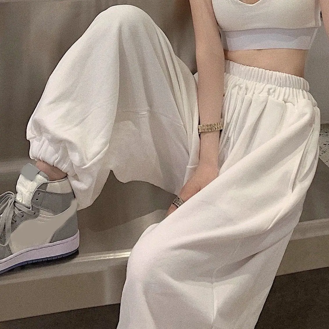 Casual Pants Women Spring Loose Pure Color All-match Mujer Full Length Chic Girlfriend Fashion Trousers Ladies Cool High Street
Casual Pants Women Spring Loose Pure Color All-match Mujer Full Length Chic Girlfriend Fashion Trousers Ladies Cool High Street