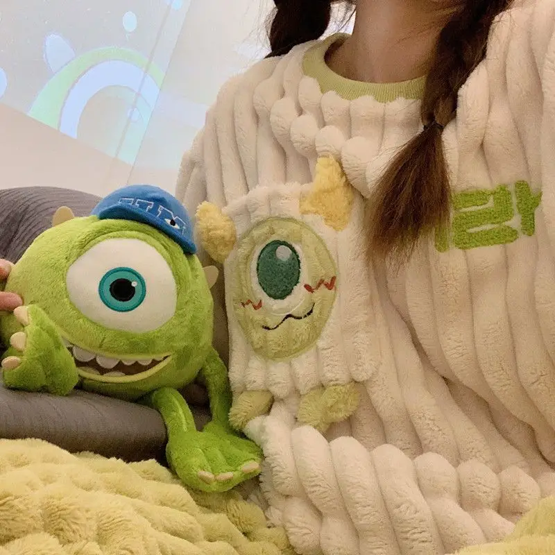 Kawaii Disney аниме хобби мистер Кью зимние теплые коралловые флисовые пижамы комплект утолщенная Домашняя одежда подарок для девушки
Kawaii Disney аниме хобби мистер Кью зимние теплые коралловые флисовые пижамы комплект утолщенная Домашняя одежда подарок для девушки