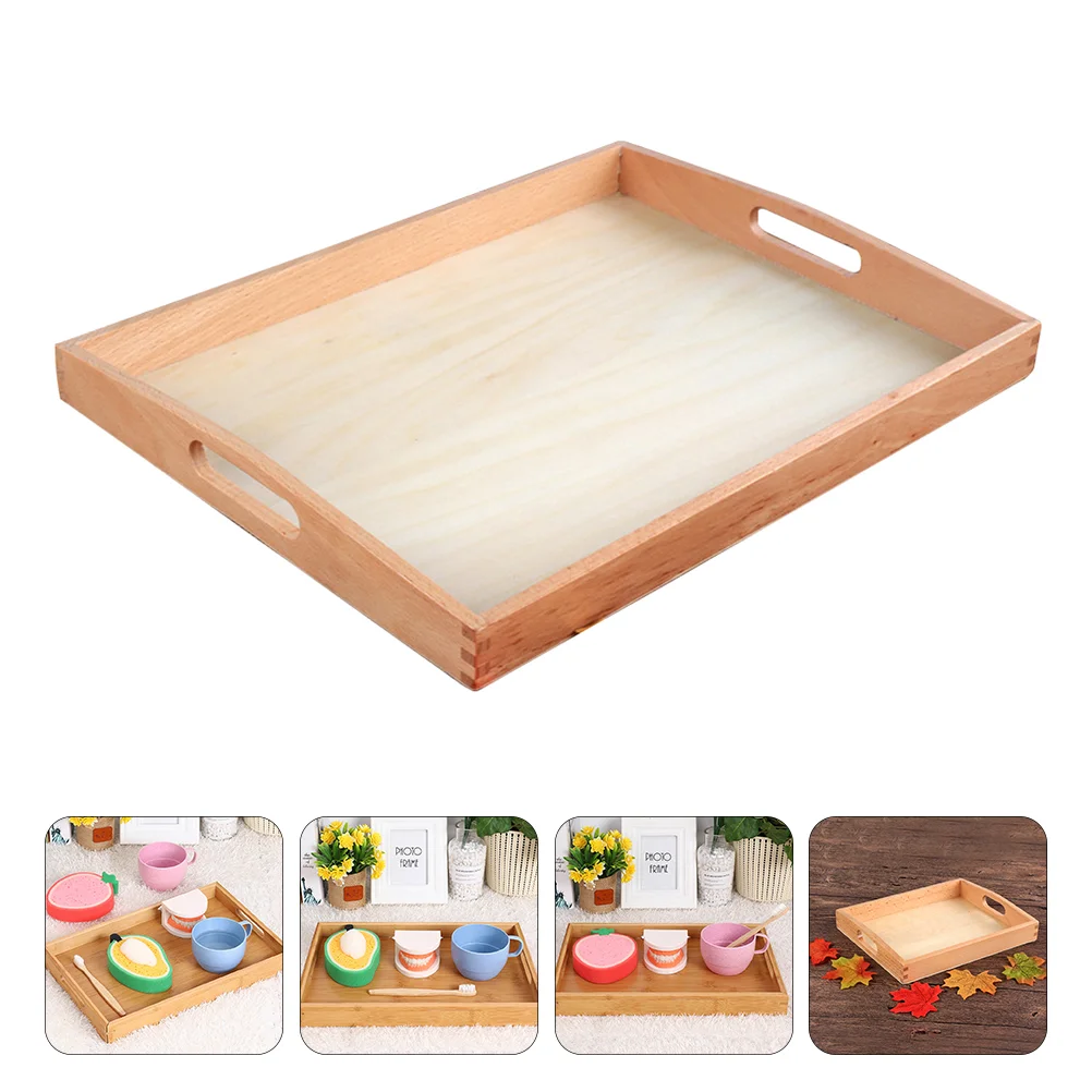 1Pc Wooden Tray Plaything Early Educational Wooden Cognitive 
1Pc Wooden Tray Plaything Early Educational Wooden Cognitive