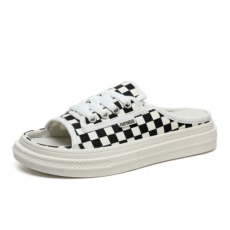 Half Slipper Women's Shoes Fish Mouth Summer Autumn 2022 New Thick Sole Sponge Cake Half Support Small White Shoe Sneakers Women 
Half Slipper Women's Shoes Fish Mouth Summer Autumn 2022 New Thick Sole Sponge Cake Half Support Small White Shoe Sneakers Women