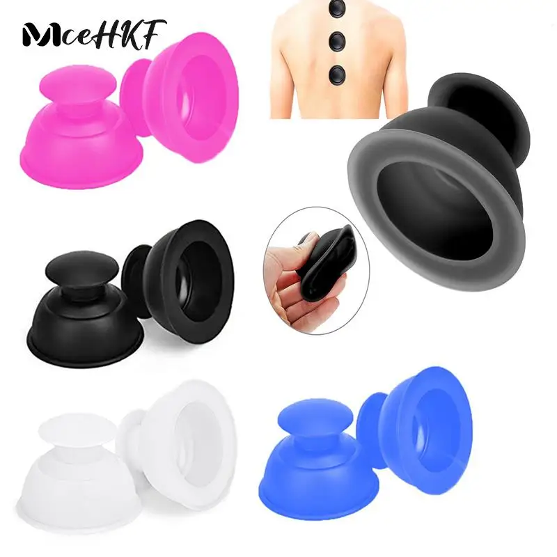 

Silicone Vacuum Cupping Cup Vacuum Cans Anti Cellulite Suction Cups Body Massage Jars Guasha Body Massage Tools Chinese Therapy