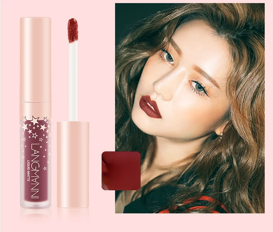 

1pcs Matte Lip Gloss Set Does Not Stick To The Cup and Does Not Lose Color Makeup Liquid Lipstick Wholesale