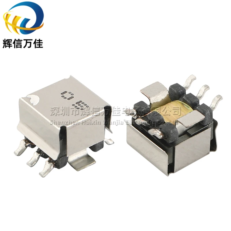 SMD miniature EE5.0 type 1:100 20A 2MH precision current transformer detection transformer 8.3mmx7.2mm
SMD miniature EE5.0 type 1:100 20A 2MH precision current transformer detection transformer 8.3mmx7.2mm