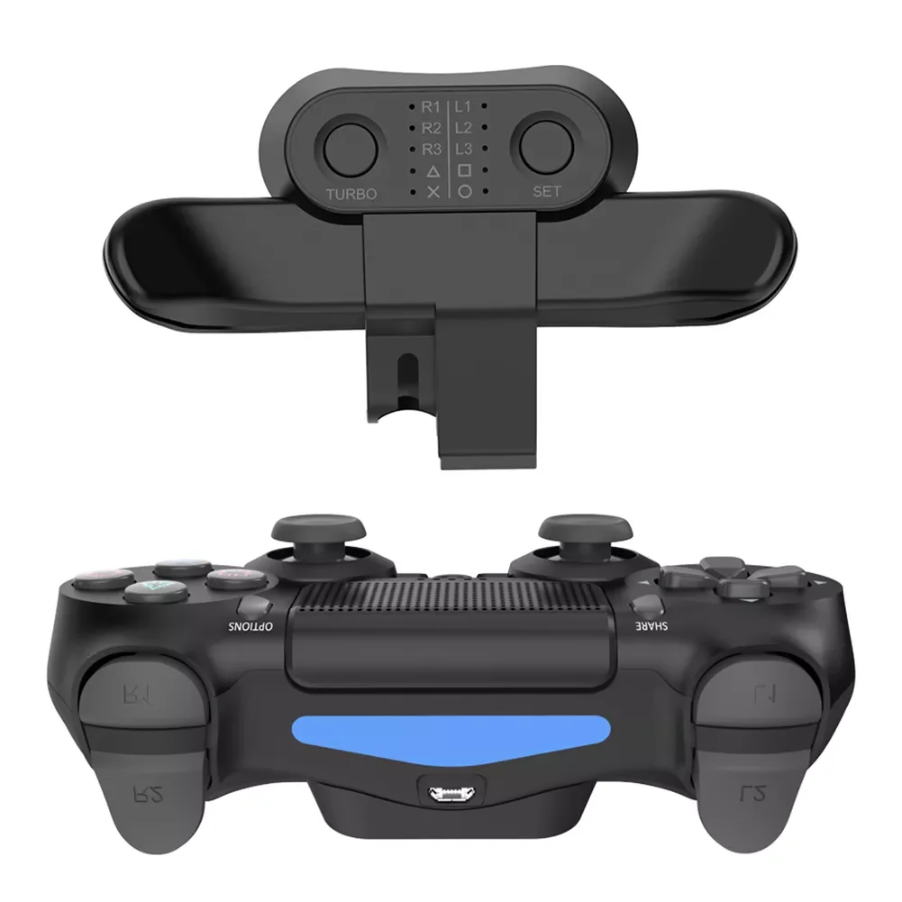 For PS4 Controller Back Button Attachment DualShock4 Rear Extension Adapter Gamepad Paddle Key With Turbo for SONY PS4 Accessory
For PS4 Controller Back Button Attachment DualShock4 Rear Extension Adapter Gamepad Paddle Key With Turbo for SONY PS4 Accessory