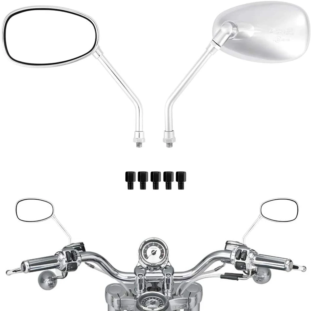 Мотоциклетные зеркала KEMOMOTO M8 M10, боковые зеркала заднего вида для Road King Street Electra Glide, Road Glide Dyna, для Softail
Мотоциклетные зеркала KEMOMOTO M8 M10, боковые зеркала заднего вида для Road King Street Electra Glide, Road Glide Dyna, для Softail