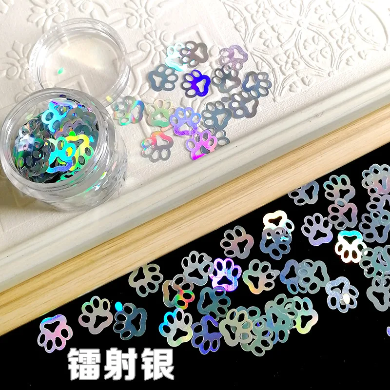 20ML Laser Cat Gog Claw Nail Art Sequins Super Thin Acrylic Flakes Nail Decorations Stickers DIY Nail Glitter Powders Accessory
20ML Laser Cat Gog Claw Nail Art Sequins Super Thin Acrylic Flakes Nail Decorations Stickers DIY Nail Glitter Powders Accessory