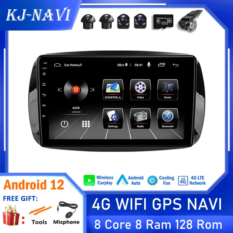 Android 12 No 2din 2 Din For Mercedes Benz Smart Fortwo A453 W453 2014 - 2020 Car Radio Multimedia Video Player GPS Navigation
Android 12 No 2din 2 Din For Mercedes Benz Smart Fortwo A453 W453 2014 - 2020 Car Radio Multimedia Video Player GPS Navigation