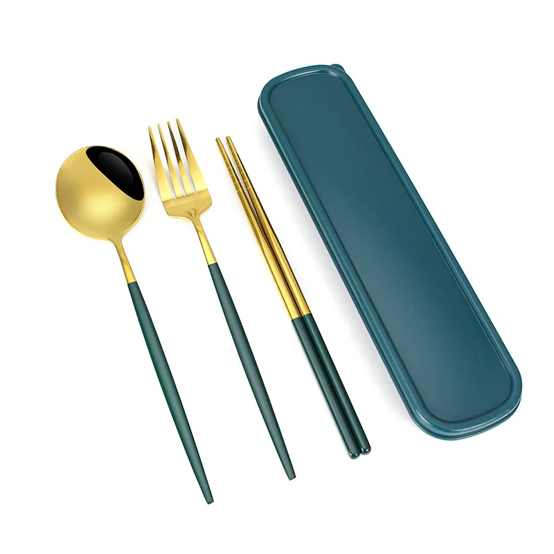 3Pcs/Set Stainless Steel Portable Cutlery Set Fork Spoon Chopsticks Set Cutlery Chopsticks Kitchen Dinnerware Set Tableware
3Pcs/Set Stainless Steel Portable Cutlery Set Fork Spoon Chopsticks Set Cutlery Chopsticks Kitchen Dinnerware Set Tableware