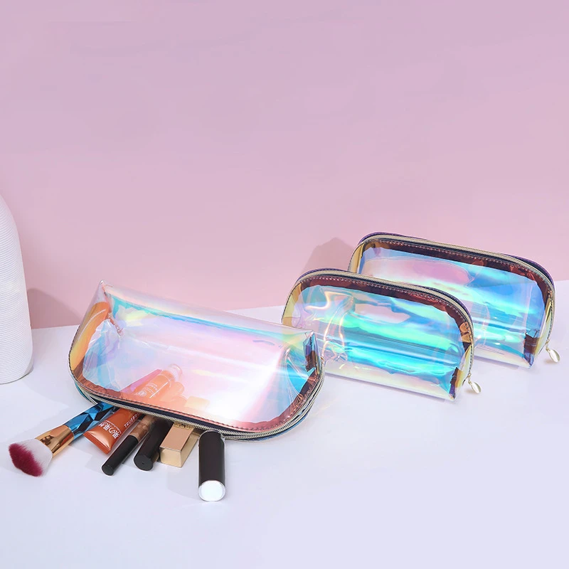 Fashion Women Cosmetic Bag PVC Laser Makeup Pouch Toiletry Bag Ladies Party Cosmetic Organizer Make Up Bag
Fashion Women Cosmetic Bag PVC Laser Makeup Pouch Toiletry Bag Ladies Party Cosmetic Organizer Make Up Bag