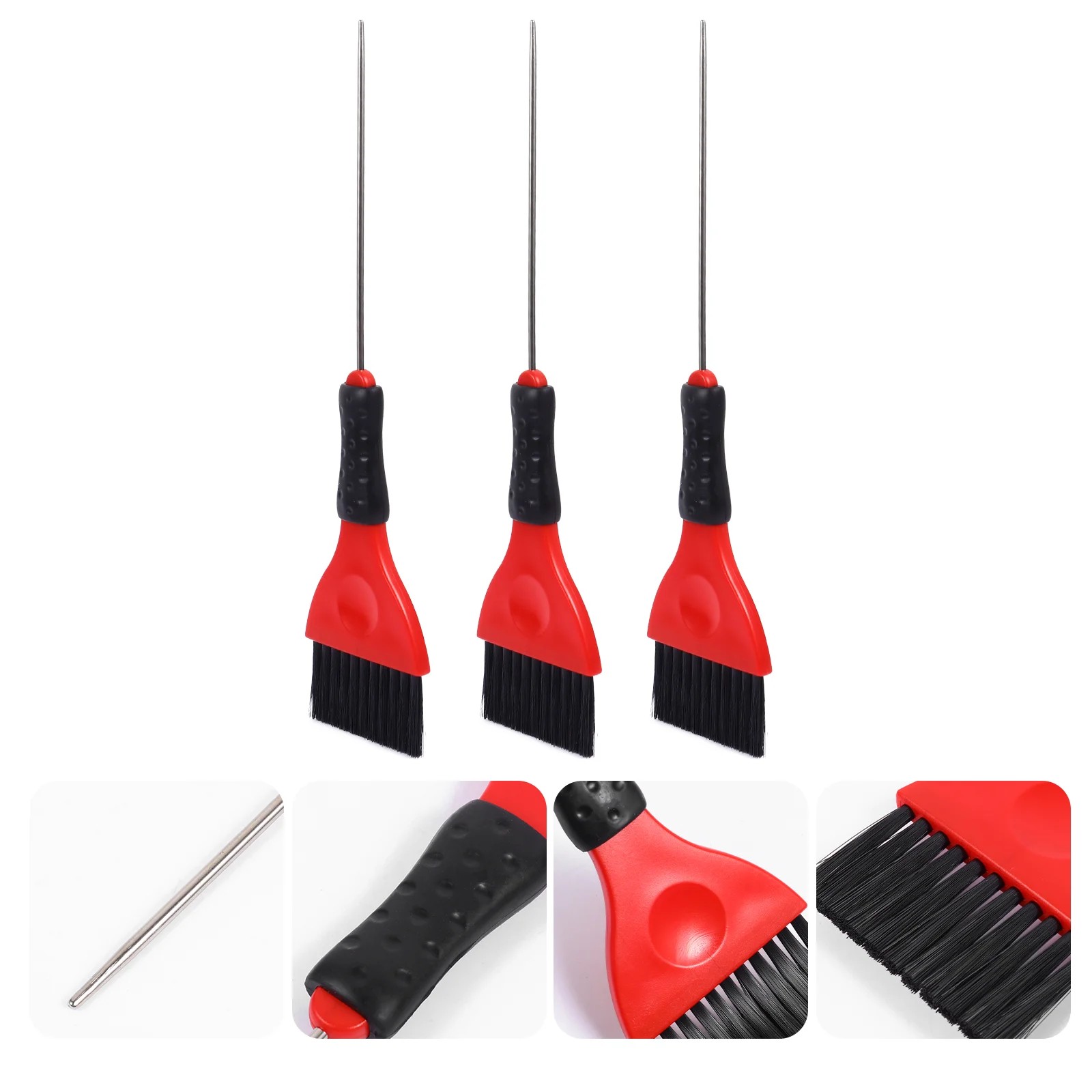3 Pcs Tail Needle Hair Color Brush Hairdressing Tool Tint Dye Brushes Dyeing Long
3 Pcs Tail Needle Hair Color Brush Hairdressing Tool Tint Dye Brushes Dyeing Long