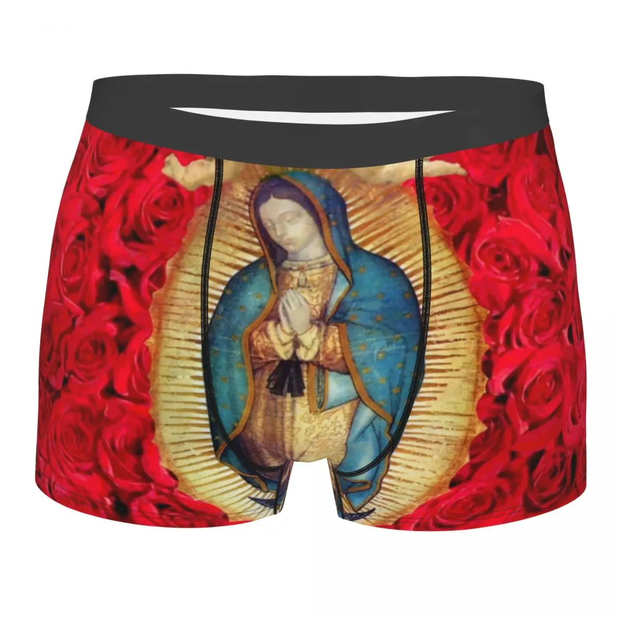 Male Sexy Guadalupe Virgin Mary With Flowers Underwear Boxer Briefs Men Soft Shorts Underpants
Male Sexy Guadalupe Virgin Mary With Flowers Underwear Boxer Briefs Men Soft Shorts Underpants