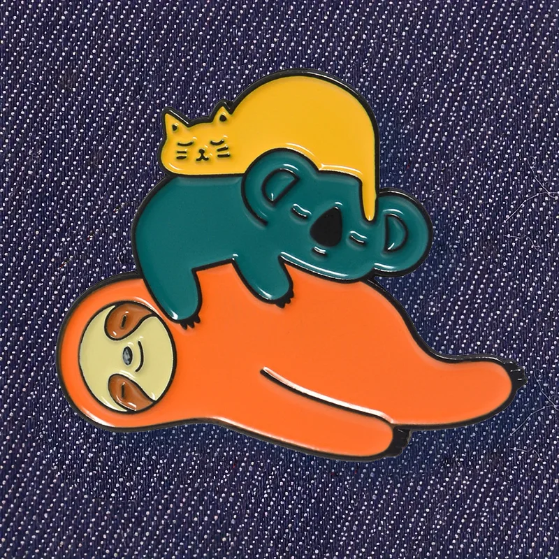 Cartoon Creative Brooch cute kitten with his children Nap Brooch the best gift for friends and family
Cartoon Creative Brooch cute kitten with his children Nap Brooch the best gift for friends and family