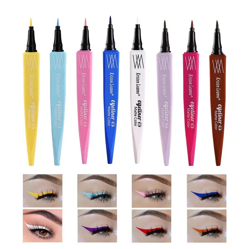 Colorful Eyeliner Set Waterproof Eyeliner Pencil Set Long Lasting 8 Colors Eyeliner Pen Set Best Eye Beauty Makeup For Women
Colorful Eyeliner Set Waterproof Eyeliner Pencil Set Long Lasting 8 Colors Eyeliner Pen Set Best Eye Beauty Makeup For Women
