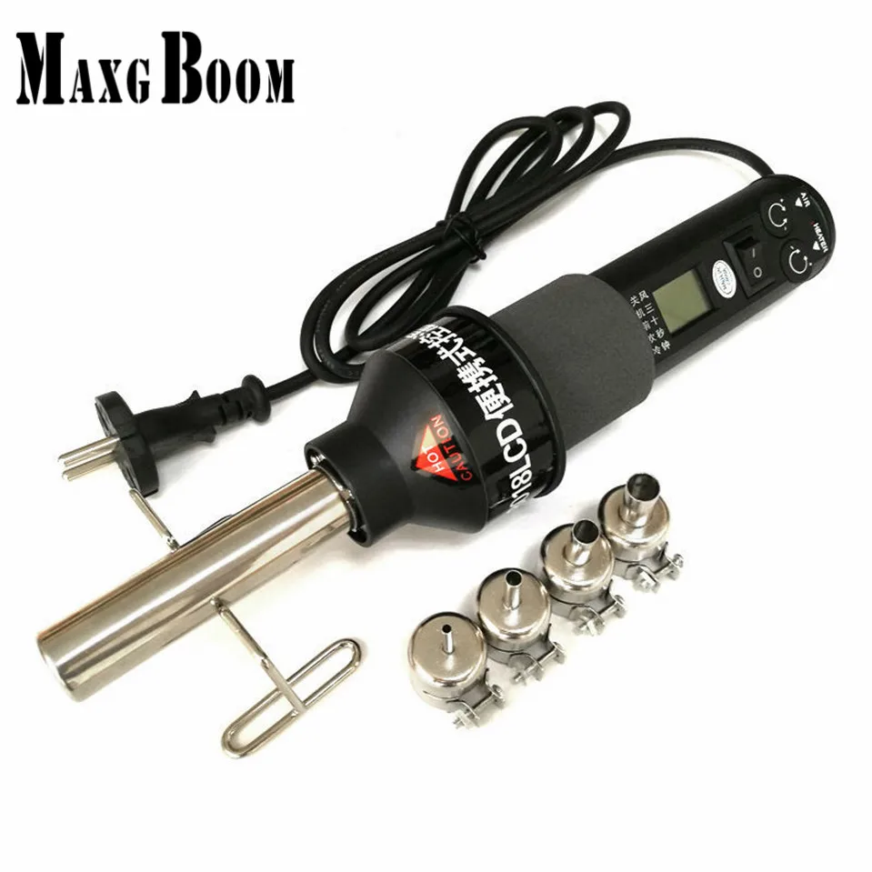 450W 450 Degree LCD Adjustable Electronic Heat Hot Air Gun Desoldering Soldering Station IC SMD BGA Rework 4 Nozzle 8018LCD
450W 450 Degree LCD Adjustable Electronic Heat Hot Air Gun Desoldering Soldering Station IC SMD BGA Rework 4 Nozzle 8018LCD
