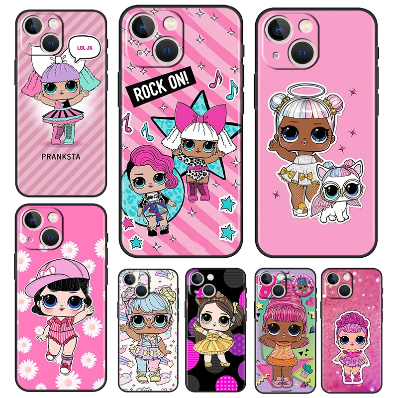 lol surprise doll Caddy For Apple iPhone 13 12 11 Pro Max Mini XS Max X XR 6 7 8 Plus 5S SE2020 Soft Silicone Black Phone Case
lol surprise doll Caddy For Apple iPhone 13 12 11 Pro Max Mini XS Max X XR 6 7 8 Plus 5S SE2020 Soft Silicone Black Phone Case