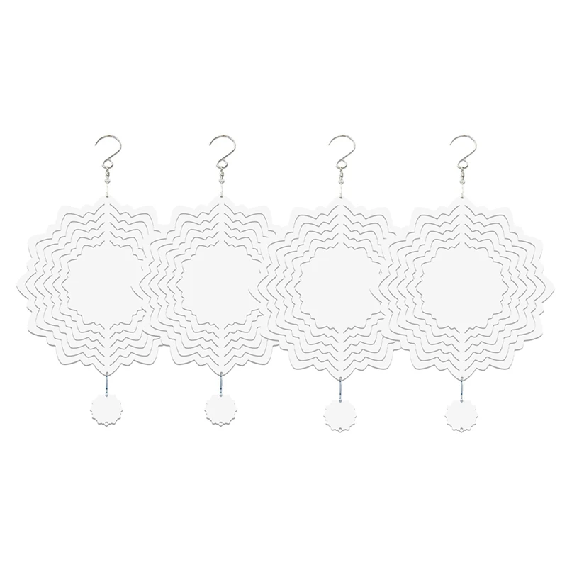4Pcs 8 Inch Sublimation Wind Spinner Blank Sublimation Blanks Wind Sculpture Hanging Ornament For Yard Garden Decoration
4Pcs 8 Inch Sublimation Wind Spinner Blank Sublimation Blanks Wind Sculpture Hanging Ornament For Yard Garden Decoration