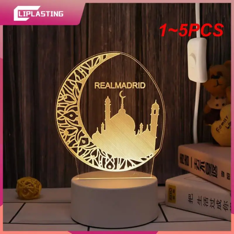 1~5PCS Muslim Festival Eid Mubarak Decorative Lamp 3D Led Night Light Ramadan Ornament Bedroom Decoration USB Power Holiday
1~5PCS Muslim Festival Eid Mubarak Decorative Lamp 3D Led Night Light Ramadan Ornament Bedroom Decoration USB Power Holiday
