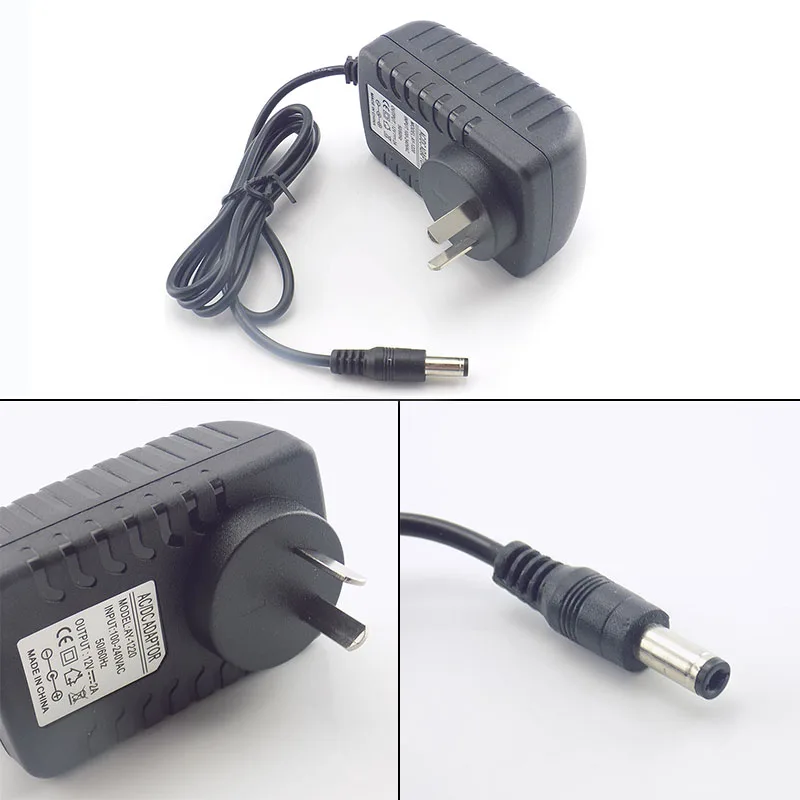 

Australian AU plug 12V 2A 2000mA 100-240V AC to DC Power Adapter Supply Charger Charging for CCTV Camera Systems J17