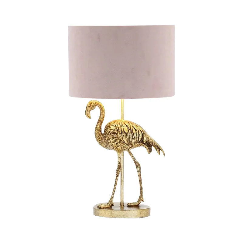 Resin Flamingo Table Lamps Modern Fabric Animal Table Lighting Bedroom Study Children'room Lights LED Night Stand Light Fixtures 
Resin Flamingo Table Lamps Modern Fabric Animal Table Lighting Bedroom Study Children'room Lights LED Night Stand Light Fixtures