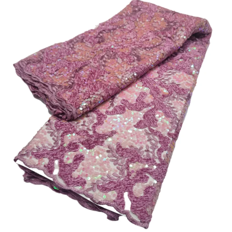 2021 New Pink Sequins African Lace Fabrics 2022 Embroidered High Quality Nigerian 3D Flowers French Tulle Lace Fabric Lace
2021 New Pink Sequins African Lace Fabrics 2022 Embroidered High Quality Nigerian 3D Flowers French Tulle Lace Fabric Lace