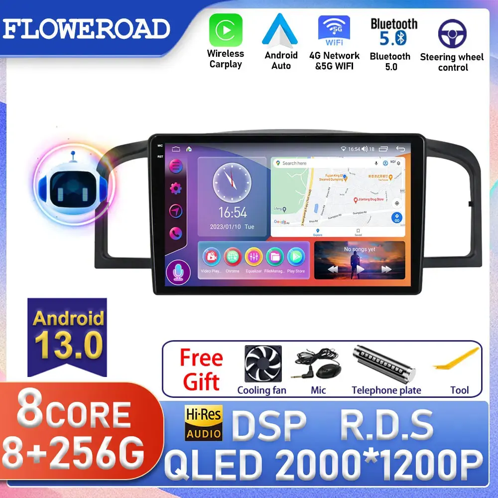 9-дюймовый Android для Lifan 620 Φ Радио Мультимедийный видеоплеер навигация Carplay экран GPS
