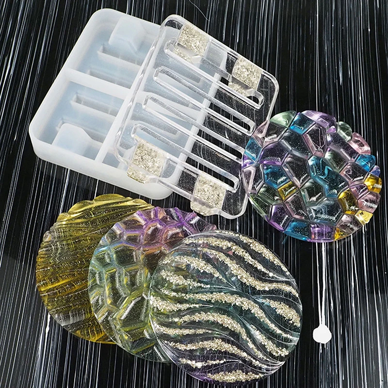 DIY Crystal Epoxy Mold Wave Diamond Bottom Coaster Round Storage Box Tray Coaster Cover Box Silicone Mold Home Decoration Mould 
DIY Crystal Epoxy Mold Wave Diamond Bottom Coaster Round Storage Box Tray Coaster Cover Box Silicone Mold Home Decoration Mould