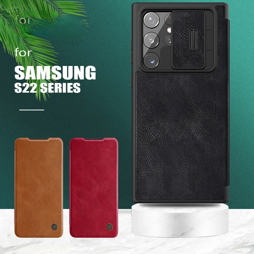 for Samsung Galaxy S22 Ultra Case Nillkin CamShield Flip Leather Case Slide Camera Case Lens Cover for Samsung S22 Plus 5G Case
for Samsung Galaxy S22 Ultra Case Nillkin CamShield Flip Leather Case Slide Camera Case Lens Cover for Samsung S22 Plus 5G Case