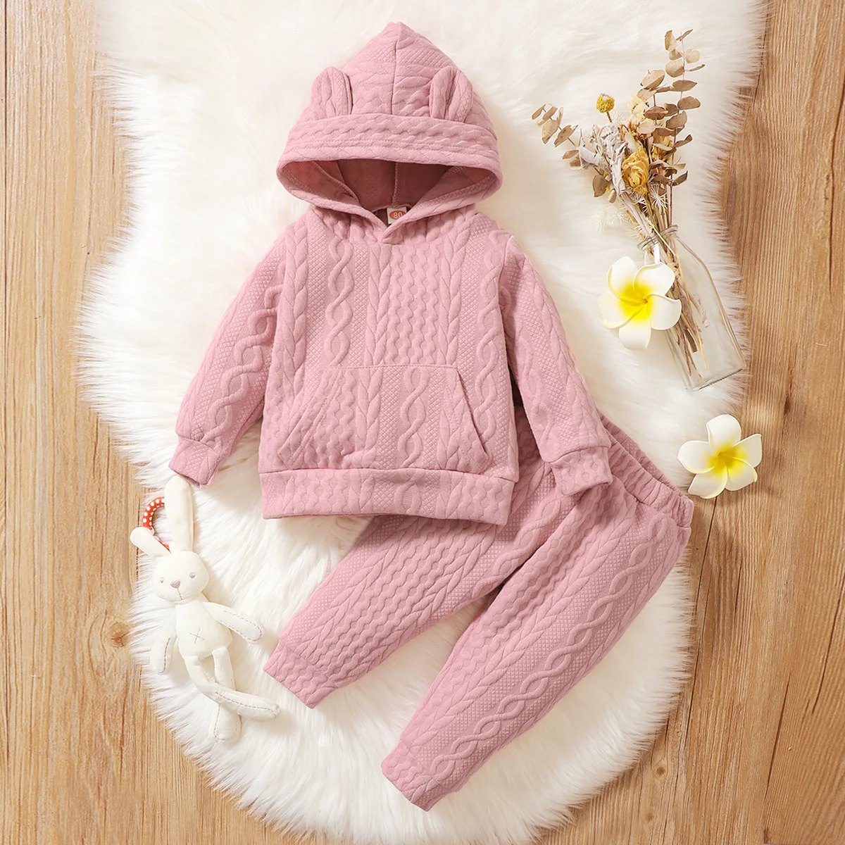Infant Girl Clothes Toddler Spring Clothing Sets Baby Solid Pink Hooded Long Sleeve Top + Pants 2pcs Set Children Casual Outfits
Infant Girl Clothes Toddler Spring Clothing Sets Baby Solid Pink Hooded Long Sleeve Top + Pants 2pcs Set Children Casual Outfits