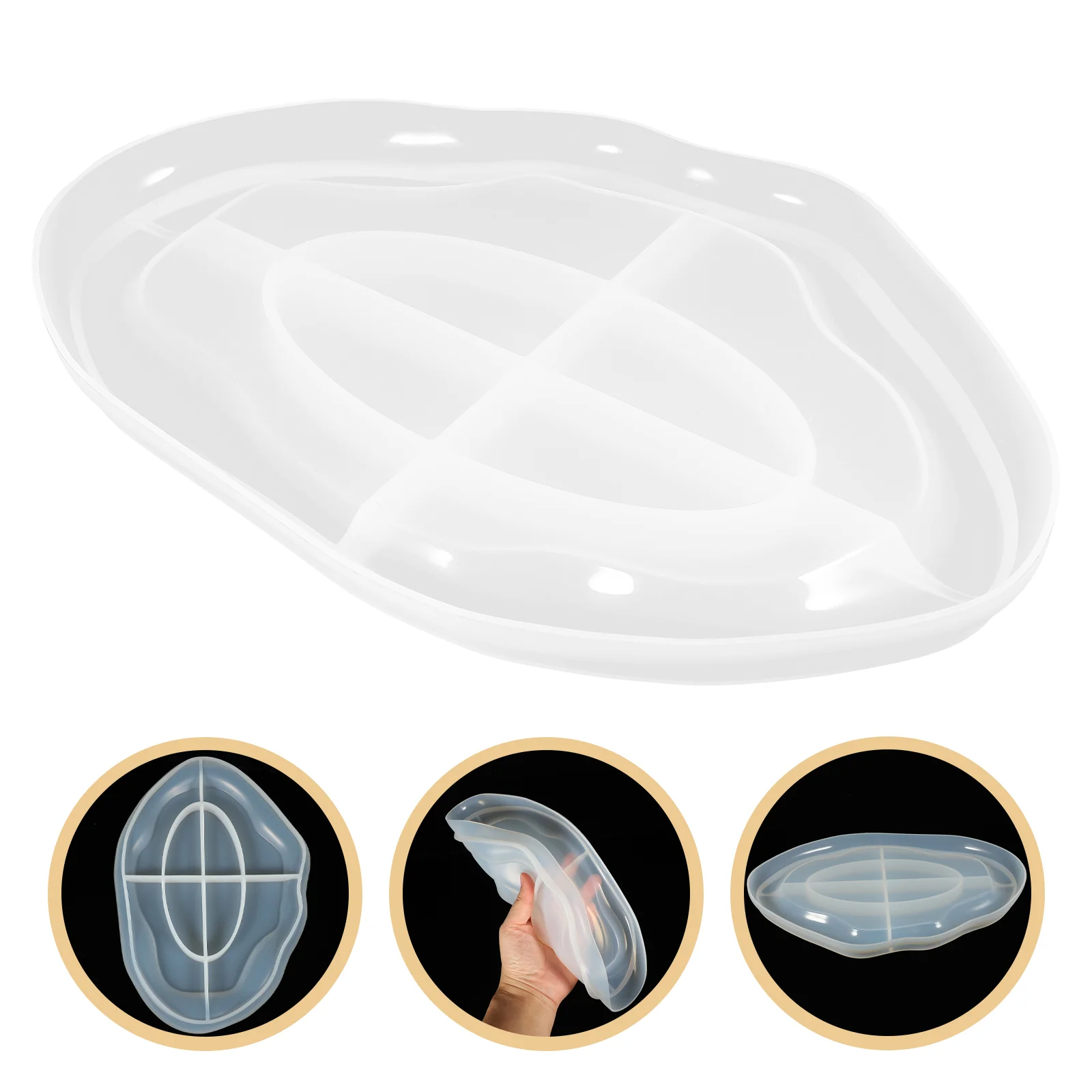 Mold Tray Resin Molds Diy Silicone Epoxy Serving Plate Coaster Casting Jewelry Storage Makingboard Round Irregular Rolling Dish
Mold Tray Resin Molds Diy Silicone Epoxy Serving Plate Coaster Casting Jewelry Storage Makingboard Round Irregular Rolling Dish