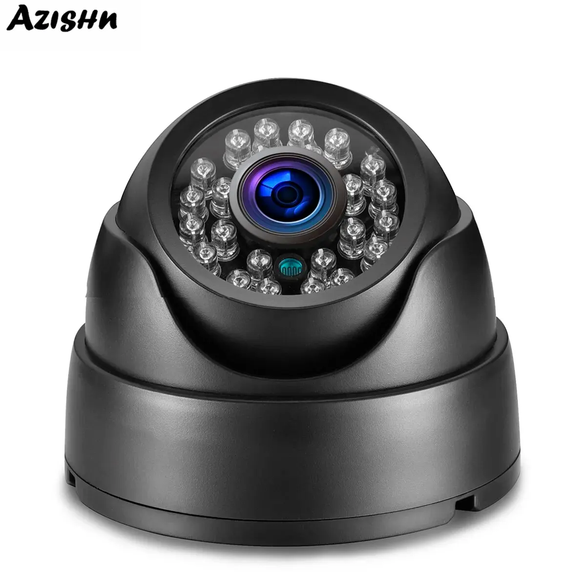 

NEW2023 AZISHN 5MP 1080P 720P AHD Camera IR LED 25 Meter IR Distance Black Indoor CCTV Dome Security Full HD Home Surveillance C