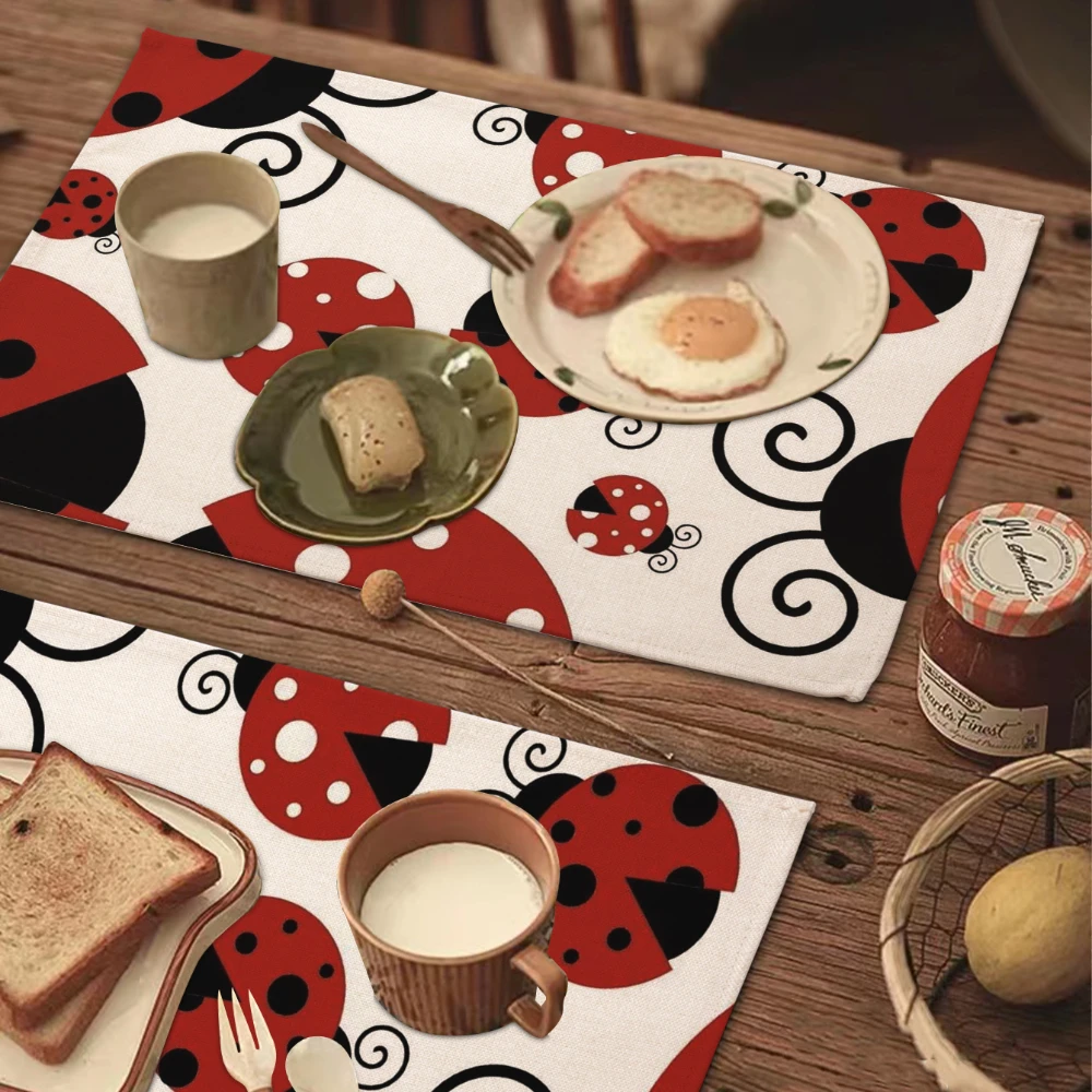 Cotton Linen Placemat Cute Table Mat Napkins Simple Design Tableware Kitchen 45*30cm Kitchen Home Christmas Decoration
Cotton Linen Placemat Cute Table Mat Napkins Simple Design Tableware Kitchen 45*30cm Kitchen Home Christmas Decoration