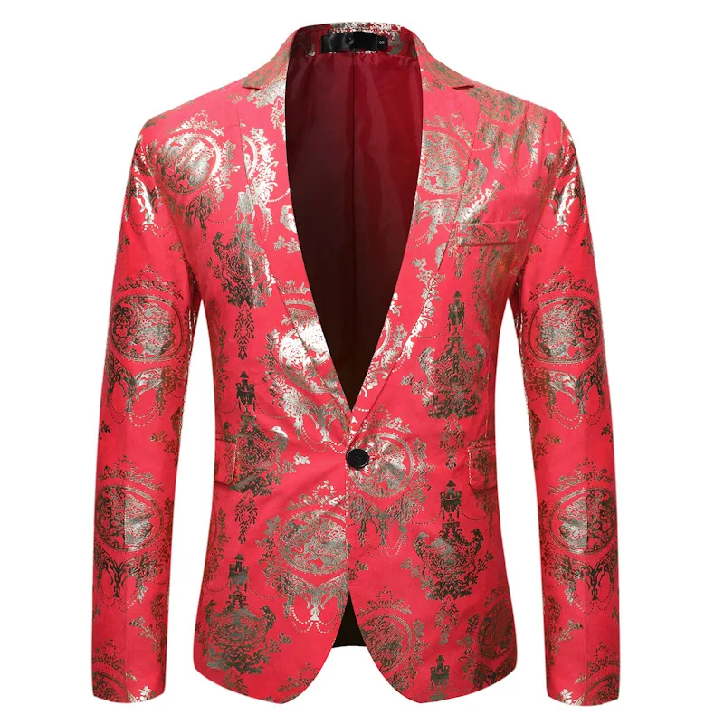 HOO2023 Men's Autumn European Size Bronzing blazer Host Studio blazer
HOO2023 Men's Autumn European Size Bronzing blazer Host Studio blazer