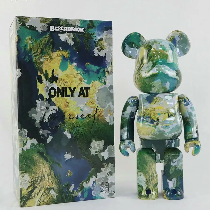 Bearbrick Violent Bear Earth Surface Area Wooden Bear 400% Trendy Toy Doll Fashion Decoration Ornaments 28CM
Bearbrick Violent Bear Earth Surface Area Wooden Bear 400% Trendy Toy Doll Fashion Decoration Ornaments 28CM