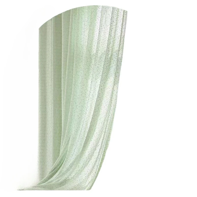 French light luxury green gauze curtain living room bedroom balcony transparent opaque screen window curtain
French light luxury green gauze curtain living room bedroom balcony transparent opaque screen window curtain