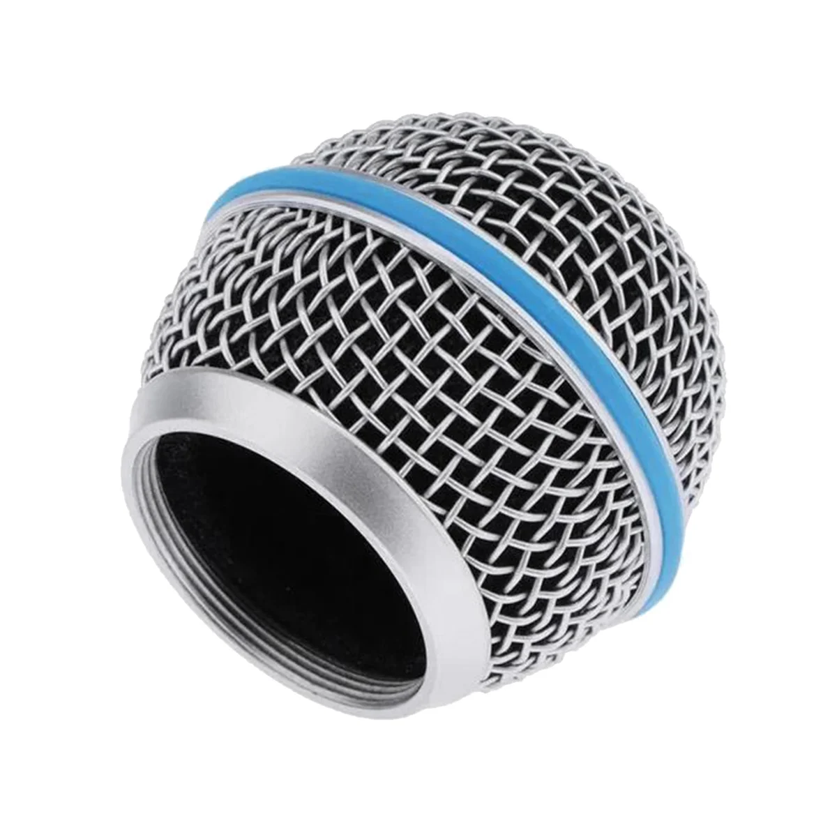 

Синяя Стальная Сетчатая головка для микрофона, аксессуары «сделай сам» для Beta58A