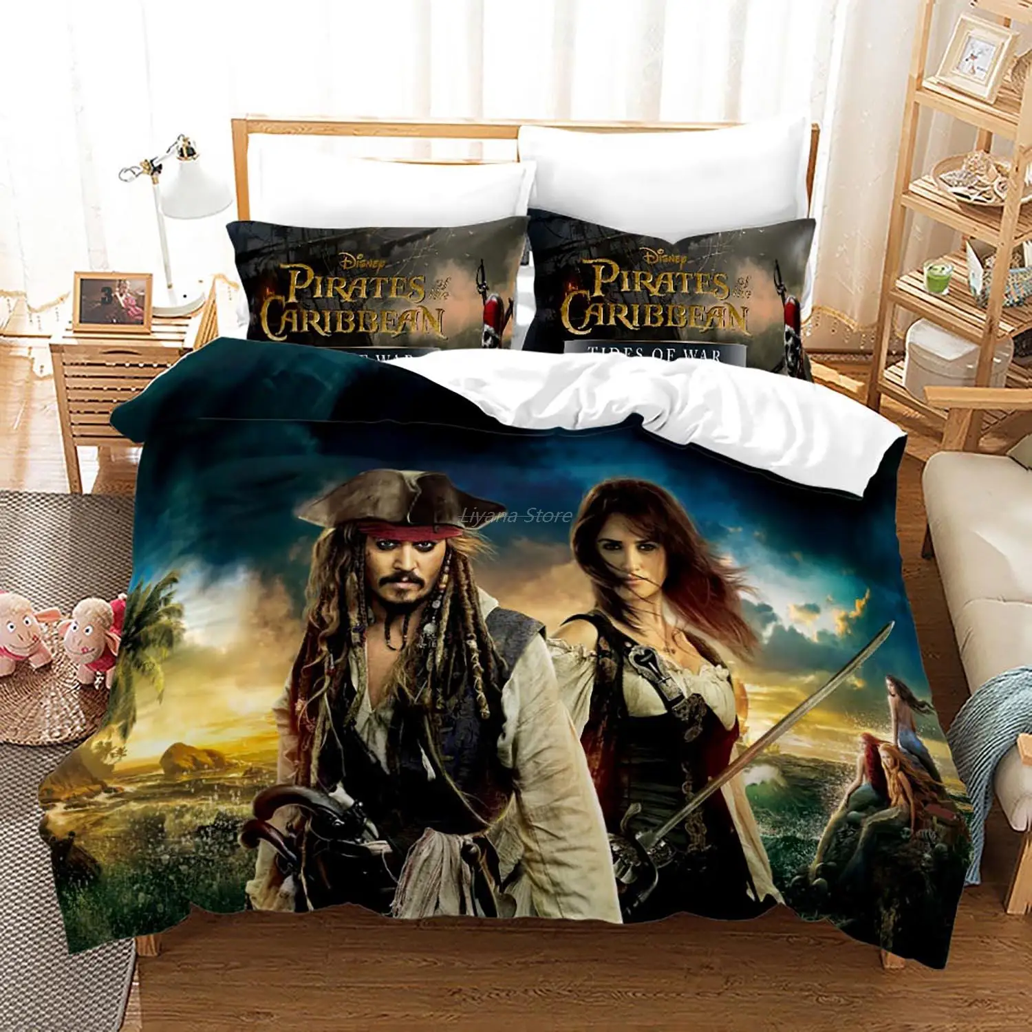 Pirates of the Caribbean Bedding Set Single Twin Full Queen King Size Bed Set Aldult Kid Bedroom Duvetcover Sets 3D Print 035
Pirates of the Caribbean Bedding Set Single Twin Full Queen King Size Bed Set Aldult Kid Bedroom Duvetcover Sets 3D Print 035