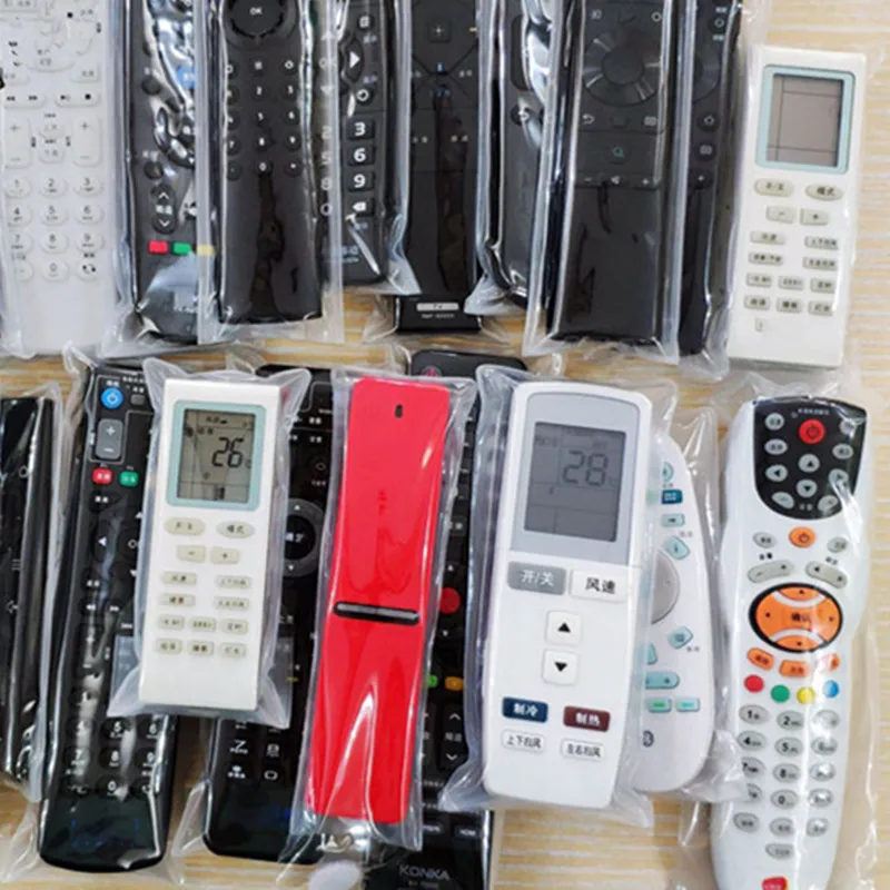 1pc Transparent PVC TV Remote Control Case Cover Air Condition Remote Control Protective Cover Anti-dust Protector Bag
1pc Transparent PVC TV Remote Control Case Cover Air Condition Remote Control Protective Cover Anti-dust Protector Bag