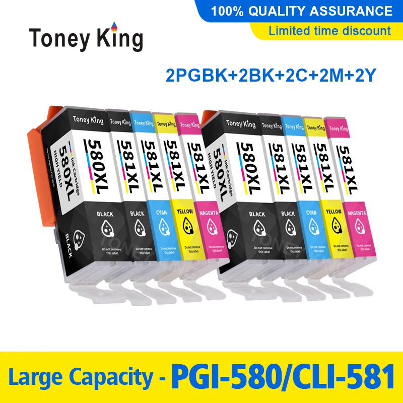 Совместимый картридж для Canon PGI580 CLI581 Pixma TR7550 TR8550 TS6150 TS6151 TS6350 TS705
Совместимый картридж для Canon PGI580 CLI581 Pixma TR7550 TR8550 TS6150 TS6151 TS6350 TS705