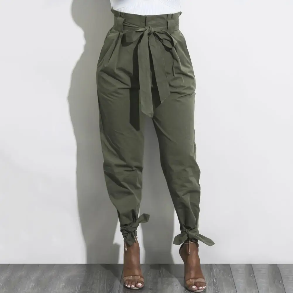 Chic Women Overalls High Waist Soft Texture Long Pants Adjustable Belt Ankle Banded Long Pants
Chic Women Overalls High Waist Soft Texture Long Pants Adjustable Belt Ankle Banded Long Pants