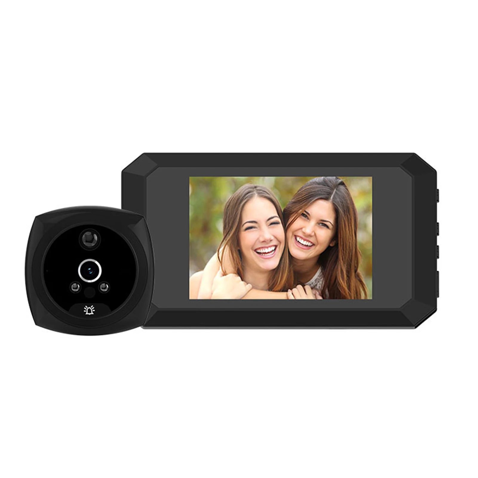 Doorbell Rechargeable Peephole Camera 4.1inch Screen 1080P HD Video Night Vision Wide Angle Door Viewer Apartments Easy Install
Doorbell Rechargeable Peephole Camera 4.1inch Screen 1080P HD Video Night Vision Wide Angle Door Viewer Apartments Easy Install